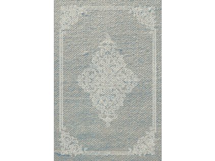 Kusový koberec FD Lida Buton Klasický Světle béžový modrý