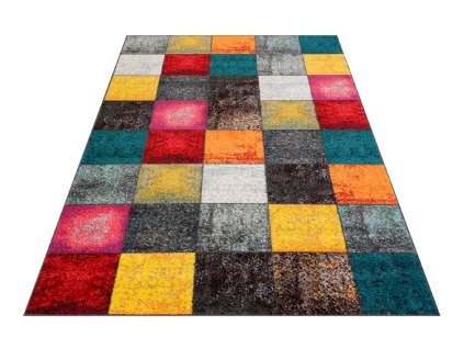 Moderní kusový koberec SALSA A297A Geometrický vícebarevný2