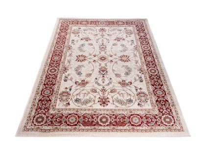 Kusový koberec klasický COLORADO K473C bílý červený1