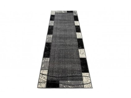 Koberec Běhoun CHEAP K872A tmavě šedý (Rozměr 70x200 cm)