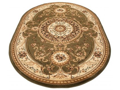 Oválný koberec YESEMEK 6548A zelený1