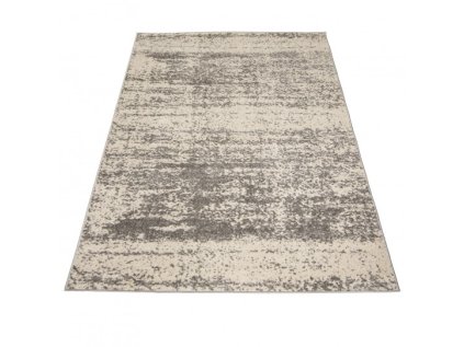 Moderní kusový koberec SPRING H171A Bílý šedý (Rozměr 60x200 cm)