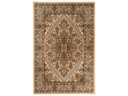Klasický kusový koberec EUFRAT  L612A světle béžový (Rozměr 70x140 cm)