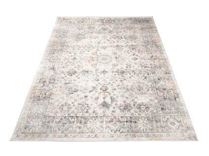 Kusový koberec VALLEY D147A Klasický světle šedý krémový2