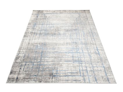Kusový koberec VALLEY D710B Moderní Geometrický modrý bílý2
