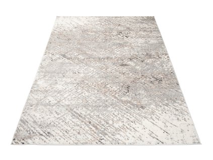 Kusový koberec VALLEY D714A Moderní šedý bílý2