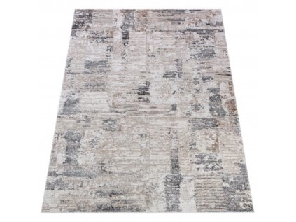 Moderní kusový koberec COMO PK45C Abstraktní krémový (Rozměr 80x150 cm)