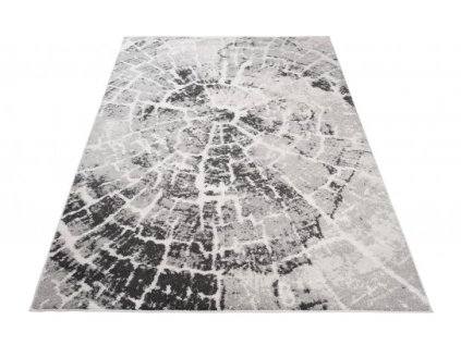 Moderní kusový koberec TROYA V468A Kmen stromu šedý (Rozměr 120x170 cm)