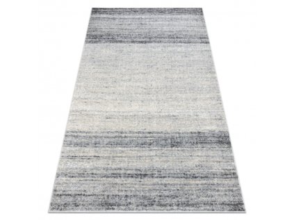 Kusový koberec FUSION 8252 Moderní Abstraktní světle šedý tmavě šedý (Rozměr 80x150 cm)