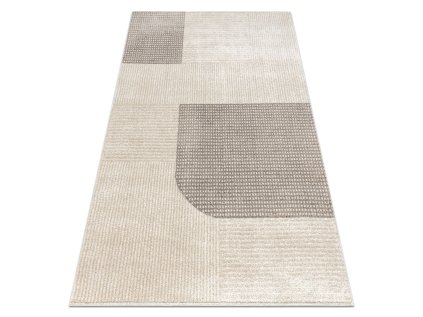 Kusový koberec FUSION 0805 Geometrický Moderní krémový béžový