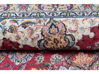 Kusový koberec pratelný VICTORIA 42360 Klasický pogumovaný šedý červený (Rozměr 80x150 cm)