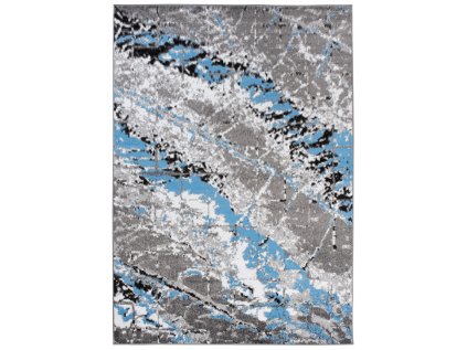 Kusový koberec moderní MAYA Q543C šedý modrý bílý5