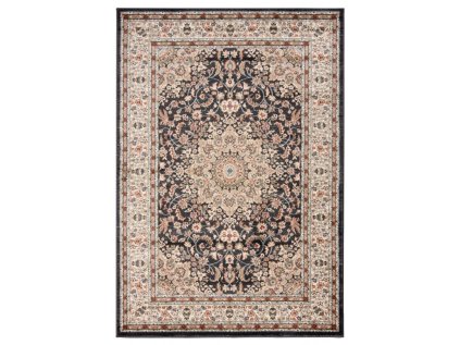 Kusový koberec klasický NEMRUT 9473B Antracitový Šedý Béžový (Rozměr 60x100 cm)