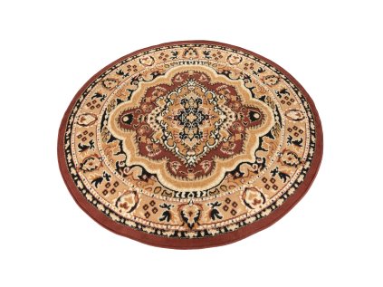 Kulatý koberec ATLAS E951A tmavě béžový 2