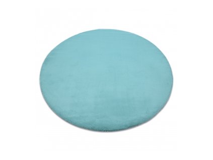 Kulatý koberec BUNNY aqua modrý
