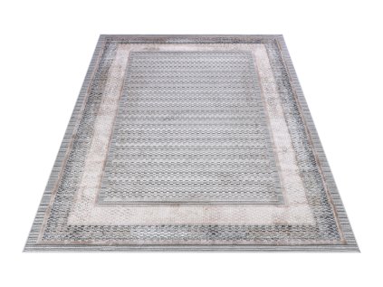 Moderní kusový koberec COMO PK55A Klasický šedý2