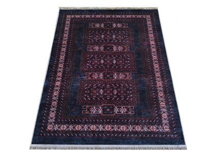 Moderní kusový koberec protiskluzový Horeca New 136 modrý vícebarevný1