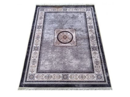 Moderní kusový koberec protiskluzový Horeca New 137 šedý vícebarevný1