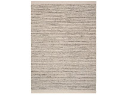 Kusový koberec tkaný na plocho vlněný LONI WLC105 béžový (Rozměr 70x140 cm)