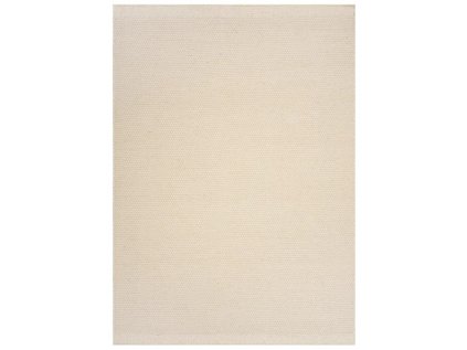 Kusový koberec tkaný na plocho vlněný LONI WLC102 bílý (Rozměr 70x140 cm)