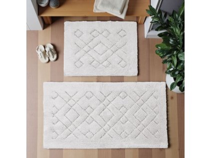 Koupelnová předložka BOSTON 12 ECRU krémová1