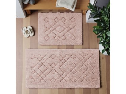 Koupelnová předložka BOSTON 12 růžová1