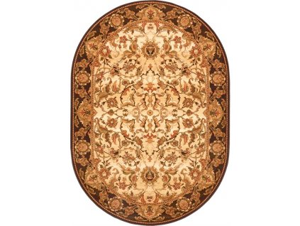Oválný vlněný koberec Agnella Agnus Starosta Sahara