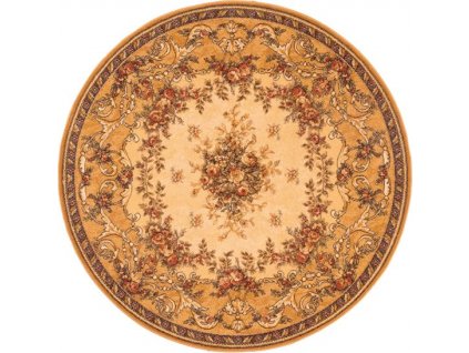 Kulatý koberec Agnella Isfahan Dafne Sahara