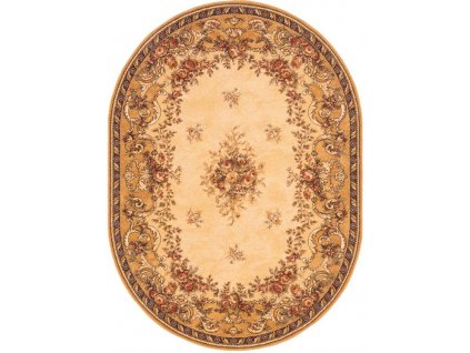 Oválný koberec Agnella Isfahan Dafne Sahara
