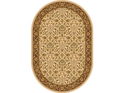 Oválný koberec Agnella Isfahan Itamar Krémový