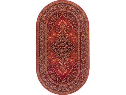 Oválný koberec Agnella Isfahan Leyla Rubín