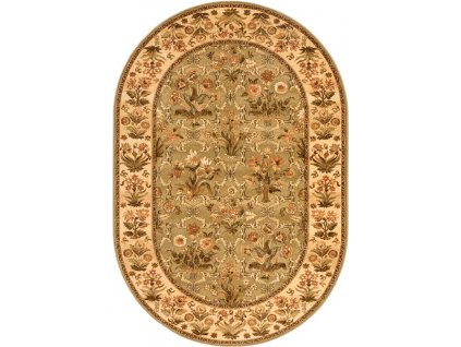Oválný koberec Agnella Isfahan Olandia Olivový