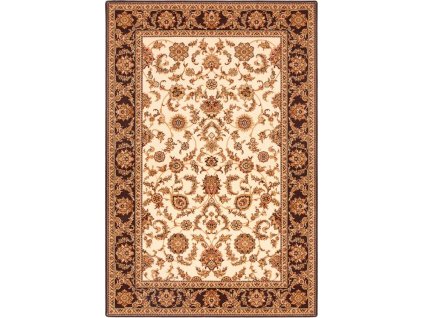 Agnella Vlněný koberec Isfahan Anafi Krémový