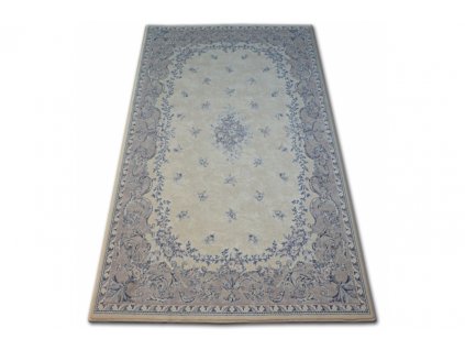 Agnella Vlněný koberec Isfahan Dafne alabastrový