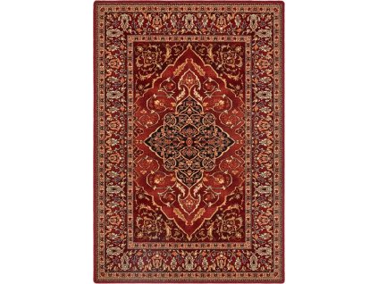 Agnella vlněný koberec Isfahan Leyla Rubínový