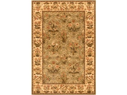 Agnella vlněný koberec Isfahan Olandia Olivový