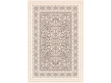 Vlněný kusový koberec Agnella Isfahan Sonkari Antracitový
