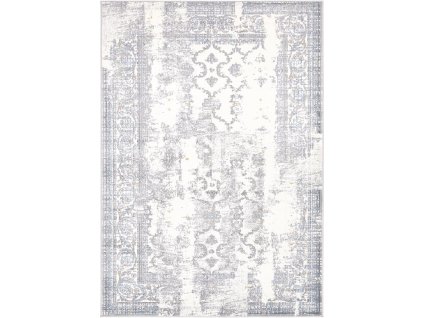 Kusový koberec Agnella Soft Lamme popelavý šedý krémový