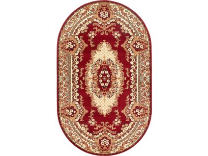 Oválný koberec Agnella Standard královské bordó