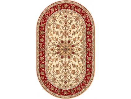 Oválný koberec Agnella Standard Samir krémový