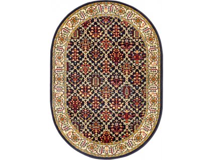 Oválný koberec Agnella Standard Tamir granátový
