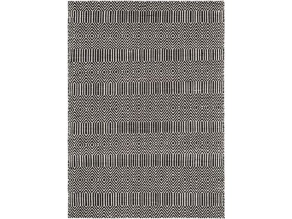 Moderní kusový koberec Sloan Black černý