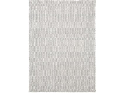 Moderní kusový koberec Sloan Silver stříbrný