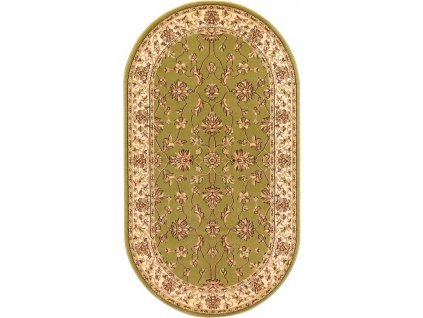 Oválný koberec Agnella Standard Begonia Hráškový