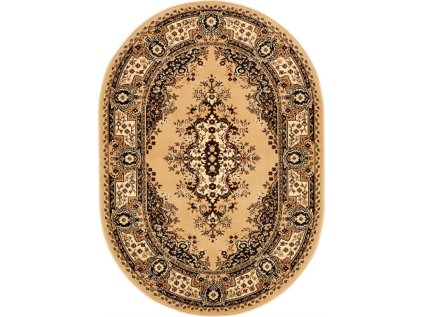 Oválný koberec Agnella Standard Fatima Béžový