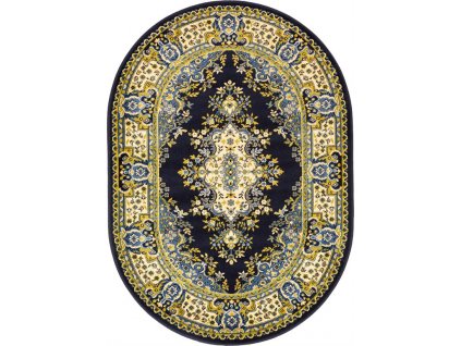 Oválný koberec Agnella Standard Fatima Granat
