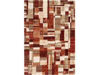Moderní kusový koberec Ragolle Argentum 63244 6474 hnědý rezavý