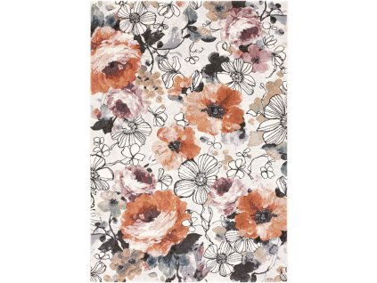 Moderní kusový koberec Ragolle Argentum 63422 6626 Květy vícebarevný