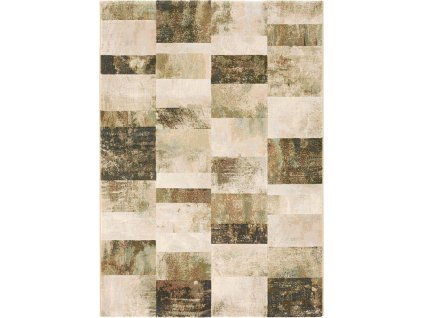 Moderní kusový koberec Ragolle Argentum 63440 6444 hnědý krémový