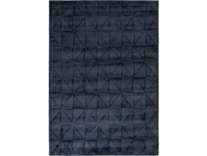 Moderní kusový koberec Pyramid 3D černý